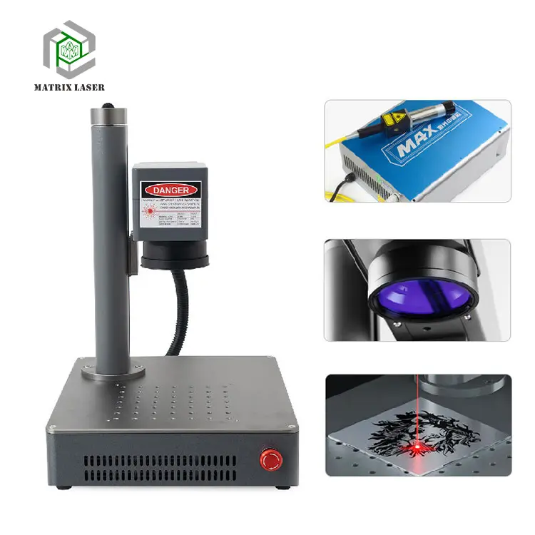 20W Mini Draagbare Fiber Laser Markering Machine Metalen Lasermarkering En Graveren Graveur