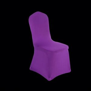 100 housses de chaise unies en spandex bleu clair pour église, couleur unie, pour mariage - Product Image 2