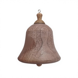 Handcrafted High Quality <b>Wooden</b> Hanging Bell Ornament Traditional Art Design Christmas Home Decoration Ceiling Mount - Product Image 3