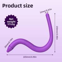 Masseur de prostate rechargeable en silicone pour hommes - Entraînement du plancher pelvien et renforcement musculaire, modèle étanche IPX6 HB1800