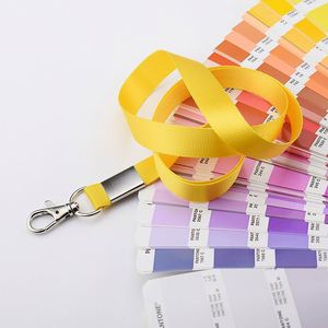 Black <b>Lanyard</b> and Id Badge Holder 1.5*43cm Custom Logo <b>Polyester</b> <b>Lanyard</b> - Product Image 3