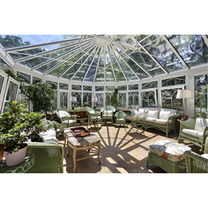 Gazebo de Aluminio con Diseño Moderno, Techo Impermeable y Pérgola de Vidrio para Villas, Tiendas, Cafeterías y Espacios Panorámicos - Product Image 3