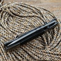 Couteau pliant semi-automatique EDC Bushcraft F83 en acier inoxydable avec revêtement en titane gris, couteau de chasse, couteau de poche, vente en gros pour petites commandes
