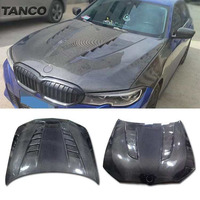 Capot avant en fibre de carbone style GTS pour BMW Série 3 G20, neuf, avec vis incluses pour réparation ou remplacement