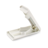 Organizador de medicamentos ABS portátil ligero, fácil de llevar, estuche de almacenamiento de pastillas, organizador de medicamentos de plástico del fabricante