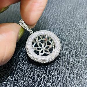 31288DIY <b>Loose</b> <b>Pearls</b> Accessory S925 Silver Pendant Empty Holder with 13-15mm Round Fashion Necklace Concealer - Product Image 3