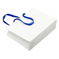 Sacs d'emballage en papier Kraft de luxe, cadeau personnalisé, Shopping