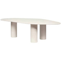 Table de salle à manger de conception irrégulière nordique Table à manger de mode moderne meubles de maison en bois massif simples