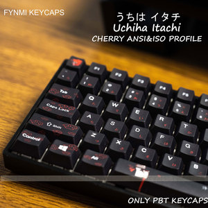 Uchiha Itachi Cherry Keycaps Anime ANSI ISO diseño Keycaps 139 teclas 5 Face Dye sublimación Keycaps para MX Switch <span class=keywords><strong>Keyboard</strong></span> - Product Image 5