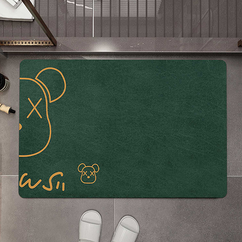 Golden Half Bear - Peacock Green