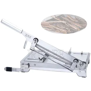 Manual Frozen Meat Slicer Stainless Steel Beef Bacon Meat Cutting Machine