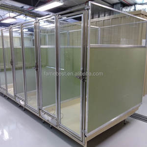 Veterinaire <span class=keywords><strong>Extreme</strong></span> Kennelstangdeur Roestvrijstalen Dierenhondenkennel En Runt Hondenkennelkooi - Product Image 2