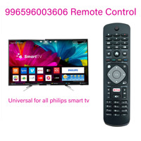Control remoto original 996596003606 para televisor Philips 4K UHD Ambilight 55PUS6262 55PUS6272 55PUT6101 65PUS6162