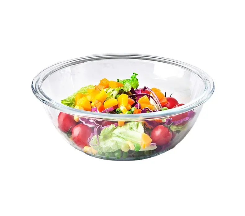 Borosilicate Glass salad bowl Microwave Oven Glass Serving Bowl