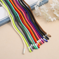 Tali Serut 5mm Berulir dengan Ujung Peluru Gradasi, Tali Pinggang untuk Hoodie & Celana