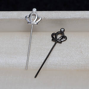 Wenchi S925 Argent Perle vide polyvalente en forme de sceptre de sorcier du diable, style baroque, pour fabrication de bijoux, 21582 Chine - Product Image 2