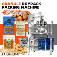 Machine d'emballage automatique Doypack pour noix, amandes, pistaches, arachides et autres graines oléagineuses en sachets préformés à fermeture éclair