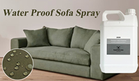 Tissu en cuir de haute qualité résistant aux liquides, imperméable, sans PFAS, avec revêtement nano durable et longue durée