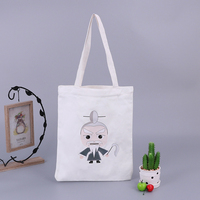 Bolso de Hombro de Lona para Mujer Pequeño para Maquillaje con Cordón para Compras Bolsa Tote de Algodón Personalizada con Logotipo Impreso