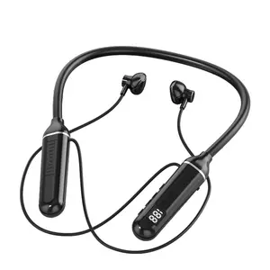 Auriculares estéreo de alta fidelidad, cascos deportivos duraderos con banda para el cuello, accesorios de 520mah, superventas en Amazon