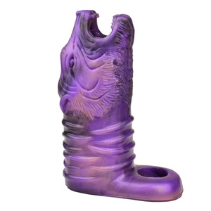 YOCY Fantasy Penis Cover Silicone Penis Enlargement Hollow Delayed Ejaculation Sleeve Sex Toy for Man - Product Image 2