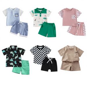 Vêtements unisexes en coton pour enfants, ensembles de robes en gros, kits, quantité mixte, échantillon en 7 jours, délai de livraison 6, 12, 18, 24 mois - Product Image 6