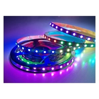 Offre Spéciale Flexible SMD 5050 RGB LED bande 12W IP65 DC 24V 50 Leds 60Lm/W basse tension télécommande 5 m/rouleau étanche extérieur