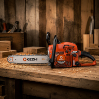 Tronçonneuse à essence 49,3 cm³ avec guide-chaîne de 20 pouces, puissante machine à couper le bois, outil forestier pour l'exploitation du bois