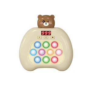 2024 New Arrival On Line Fidget Toys Pressure Relief Game Machine New Design Button Pattern-Popping Game Fast Push Toys
