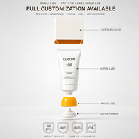 Crème solaire hydratante SPF 50 1,69 fl oz |   Glow Natural Face Sans Effet Blanchesur Acide Hyaluronique Niacinamide Sans Huile