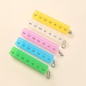 Porte-clés personnalisé avec logo, petite boîte à pilules, organiseur de médicaments, cadeau promotionnel, étui à pilules portable, pas cher - Product Image 3