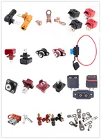 Borne de connexion murale 200A avec filetage interne M8 et couvercle – Adaptateur de borne M8 200A