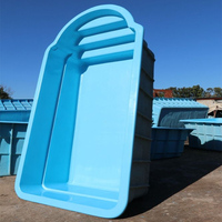Benutzer definierte Luxus Familienhaus Haus Villa moderne vorgefertigte Frp Glasfaser Schwimmbad Inground Garten Spa Pool
