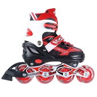 Vente en gros FLYINC DRAGON 4 Patins à roulettes en ligne réglables avec roues LED clignotantes, roulement ABEC-7, châssis en aluminium