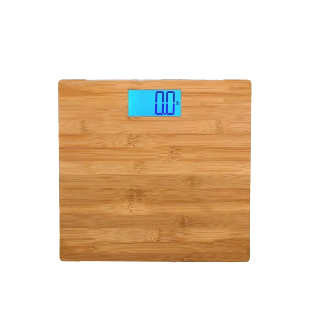 New bamboo platform electric kitchen weighing food scale