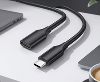 Câble d'extension USB-C 3.2 mâle-femelle 10 Gbit/s 60 W PD 4K 60 Hz, cordon d'extension USB-C multifonction pour ordinateur portable, tablette, téléphone, disque dur