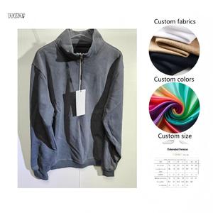 Maglione in misto cotone lavorato all'uncinetto con applicazioni, da <span class=keywords><strong>uomo</strong></span> e da donna, autunno inverno, yoga, vestibilità ampia, con cerniera, collo alto, snellente, fitness, sportivo - Product Image 1