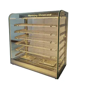 CE duck keep warmer display showcase warmer food heating display case