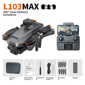 (Nuevo) Dron L103 Max con Motor sin Escobillas, Alcance de Control de 2650 pies, 20 Minutos de Tiempo de Vuelo, Cámara 4K HD, para Principiantes, Función Sígueme, Auto Hover 3 - Product Image 5