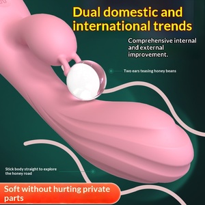 Vibromassaggiatore a Doppia Testa in Silicone Morbido, 12 Frequenze, Ricaricabile USB, Impermeabile, Lubrificato per Uso Interno/Esterno - Product Image 2