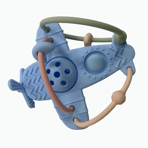 Sucette en forme d'avion personnalisée, en silicone souple, jouet de dentition non toxique <span class=keywords><strong>pour</strong></span> bébé <span class=keywords><strong>pour</strong></span> <span class=keywords><strong>soulager</strong></span> la douleur de la dentition - Product Image 2