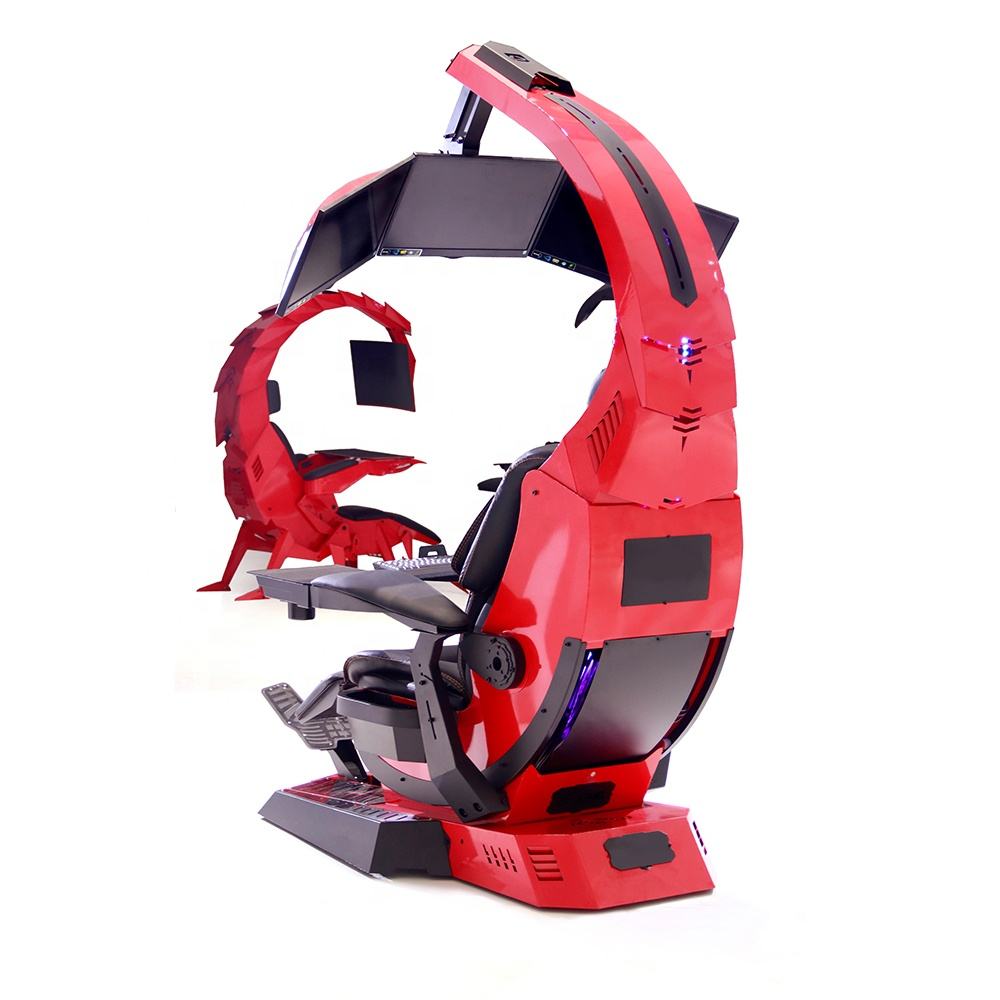 ORANGLES RGB Racing Gaming Chair | Ergonomic Computer Office Seat with LED Lighting, PC Workstation for Gamers, Adjustable Recliner (Kuwait) - angled perspective - presenting advantages - Image 4 of 4 | fits any environment | Purchase RGB Racing Gaming Chair | Ergonomic Computer Office Seat with LED Lighting, PC Workstation for Gamers, Adjustable Recliner (Kuwait) Michigan | Free Shipping ORANGLES