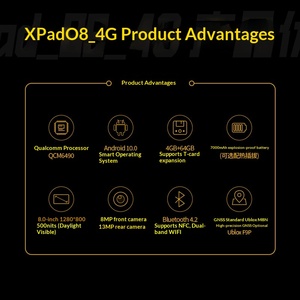Delan Ben'an Type <b>4G</b> Petrochemical Intelligent XPad_08_<b>4G</b> Explosion-Proof <b>Tablet</b> Computer - Product Image 1