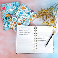 Impression personnalisée Personnalisé Portable A4 A5 A6 Pp Projet Spirale Note Livres 5 Sujet Spirale Portable Avec Élastique