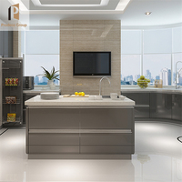 Conceptions de Meubles de Cuisine Modernes Cuisine Automatique Meuble de Cuisine Modulaire pour Villa