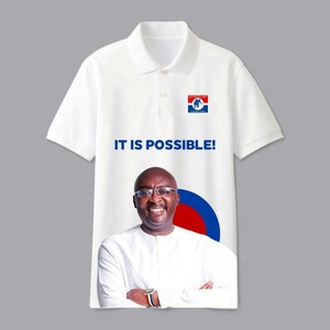 T-shirt de campagne électorale à séchage rapide, 100 % polyester, prix usine, commande en grande quantité, design imprimé compressé à séchage rapide, couleur unie - Product Image 5