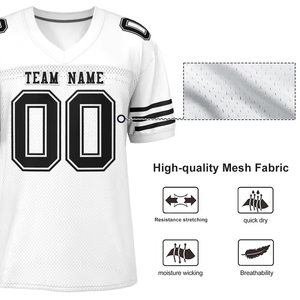 Chất lượng cao bóng đá mỹ Jersey phong cách thời trang thiết kế thăng hoa khâu tùy chỉnh Fan mặc lưới v-cổ đồng phục bóng đá - Product Image 4