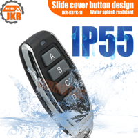 Mando a distancia de acceso a Garaje de 433MHz personalizable, mando a distancia de 4 canales, controlador RF Universal, dispositivo de clonación de plástico impermeable, emparejamiento