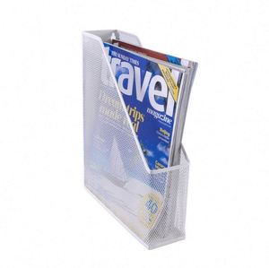 SAM Metal Mesh Magazine <b>File</b> Rack Desk <b>Organizer</b> - Product Image 2