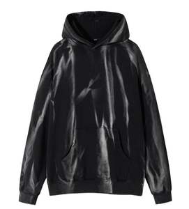 Sudadera con Capucha Extra Grande para Hombre, 100% Algodón, Antiencogimiento, Talla Grande, Tejido de Punto, Estilo Urbano - Product Image 3